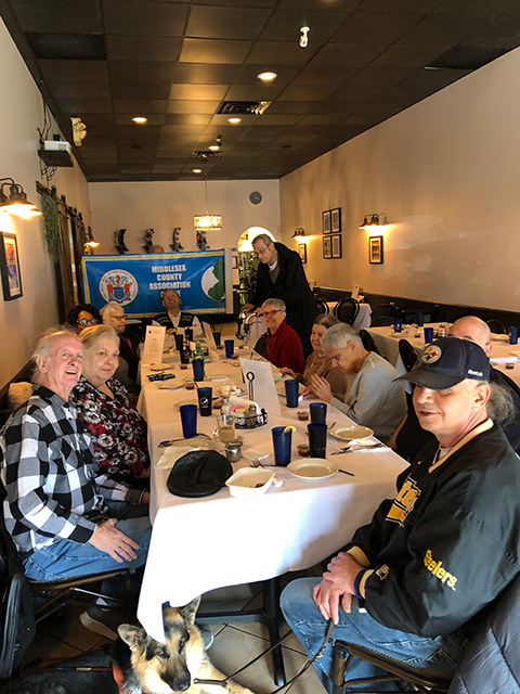 Members of the Middlesex County Association of the Blind at their Member Luncheon 202402