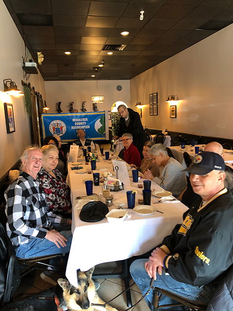 Members of the Middlesex County Association of the Blind at their Member Luncheon 202402