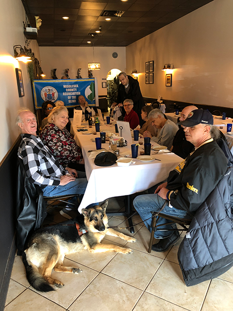 Members of the Middlesex County Association of the Blind at their Member Luncheon 202402